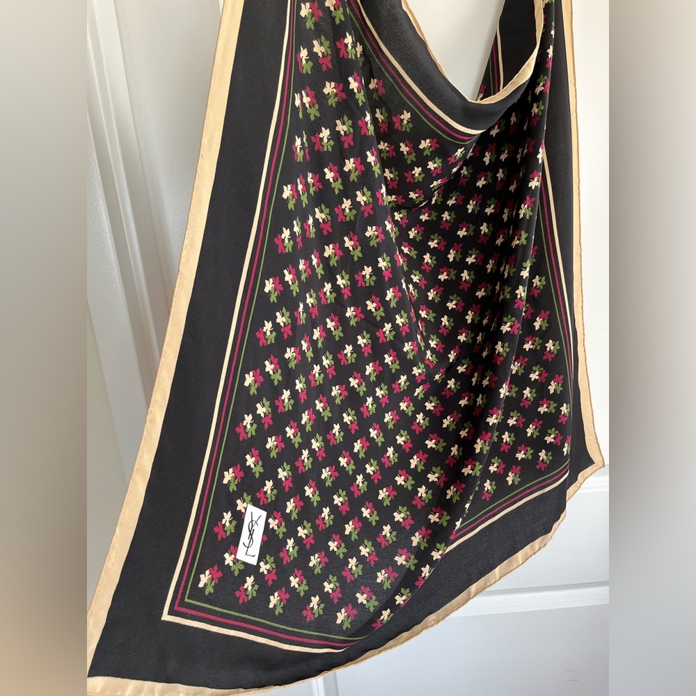 Yves Saint Laurent Silk Scarf